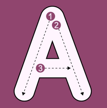 Alphabet A-Z Tracing Magnets