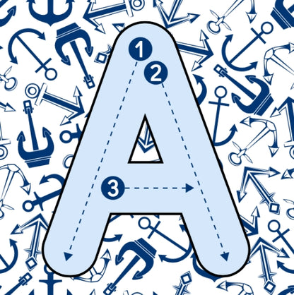Alphabet A-Z Tracing Magnets