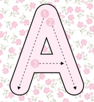 Alphabet A-Z Tracing Magnets