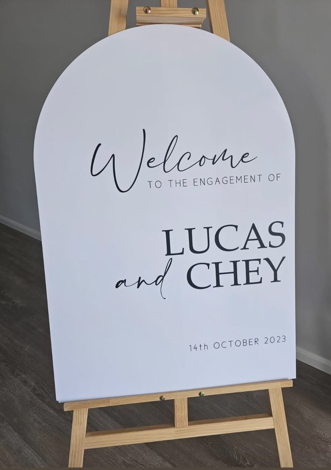 Engagement Sign Hire