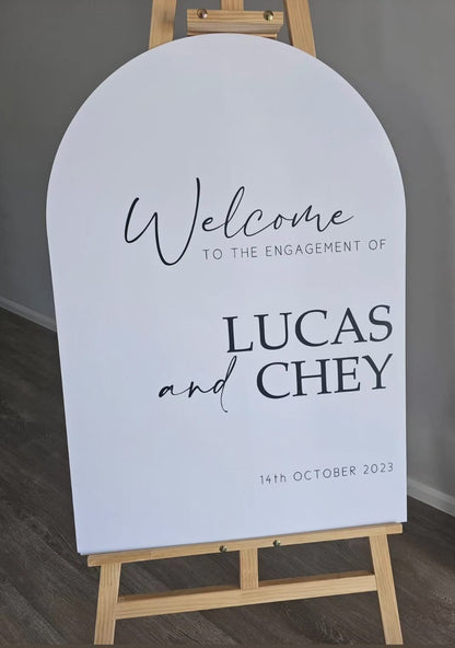Engagement Sign Hire