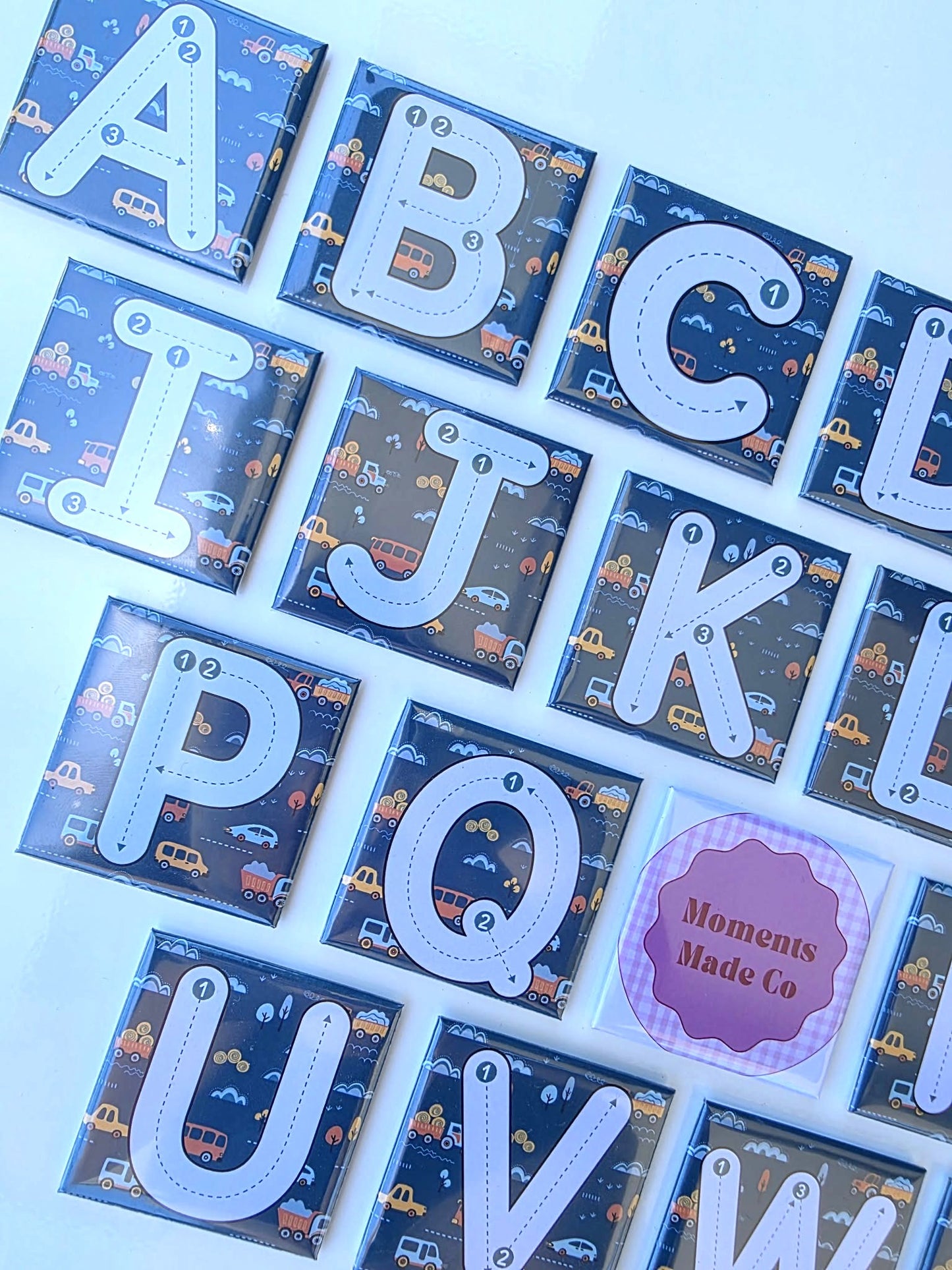 Alphabet A-Z Tracing Magnets