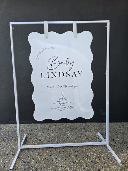 Baby Shower Sign Hire