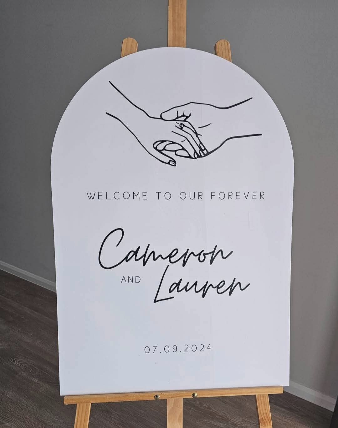 Engagement Sign Hire
