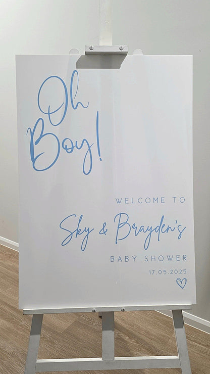 Baby Shower Sign Hire