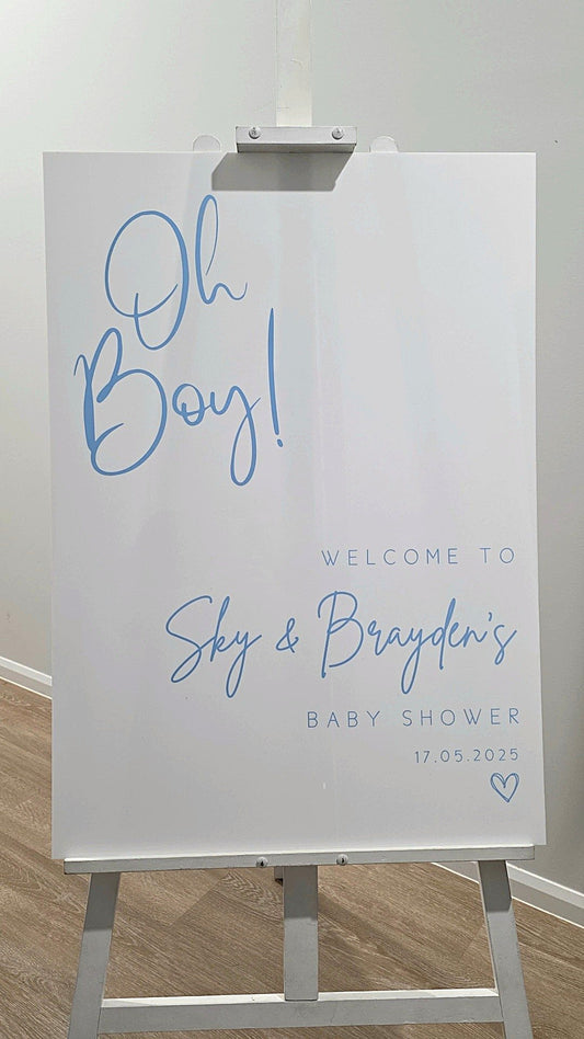 Baby Shower Sign Hire