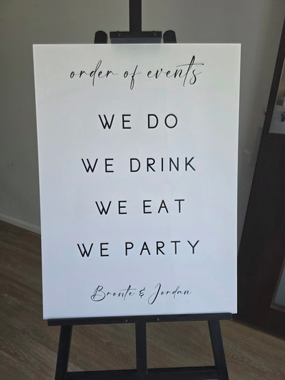 Wedding Sign Hire