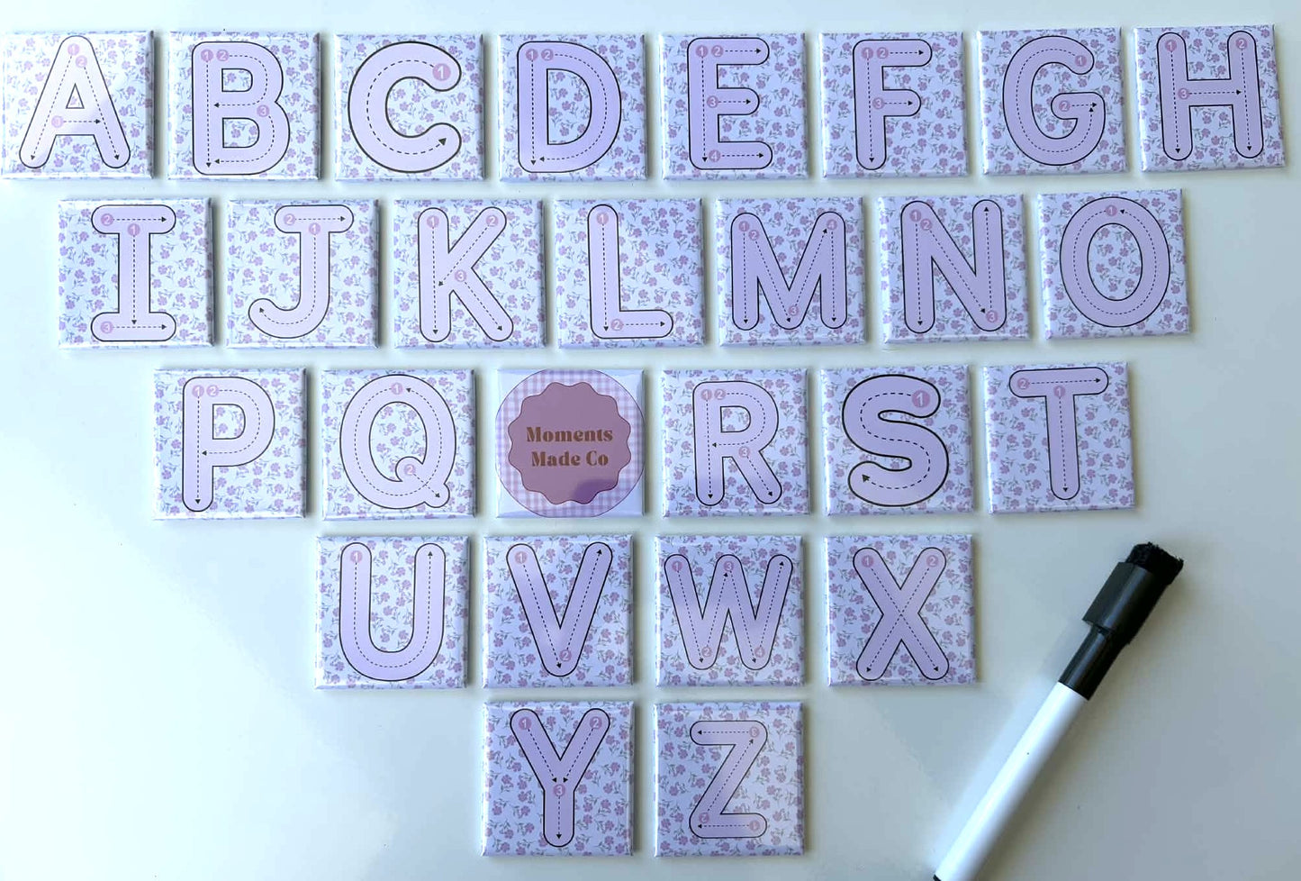 Alphabet A-Z Tracing Magnets