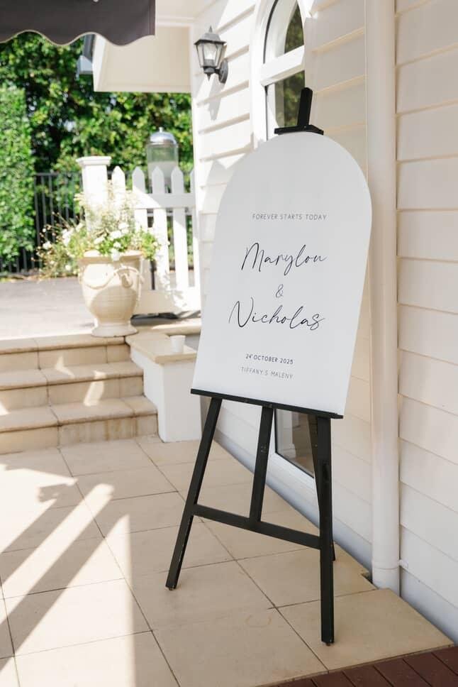 Event Sign Example Event Sign Hire Enquires – Moments Made Co Moments Made Co | Custom ...