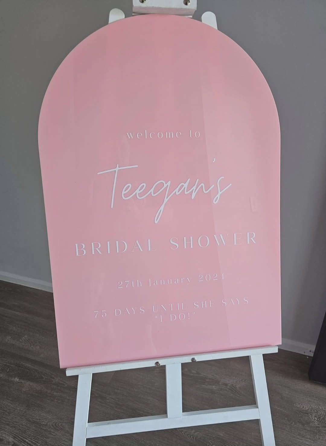 Hens/Bridal shower Event sign hire