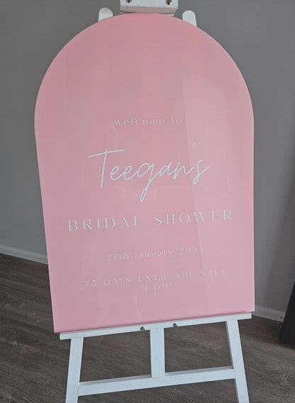 Hens/Bridal shower Event sign hire