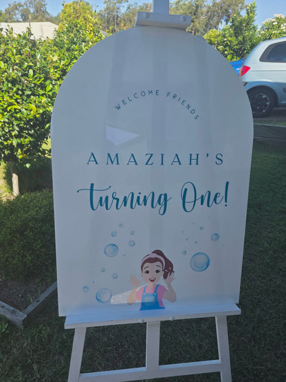 Themed signage hire