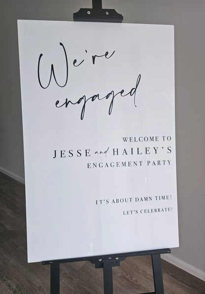 Engagement Sign Hire