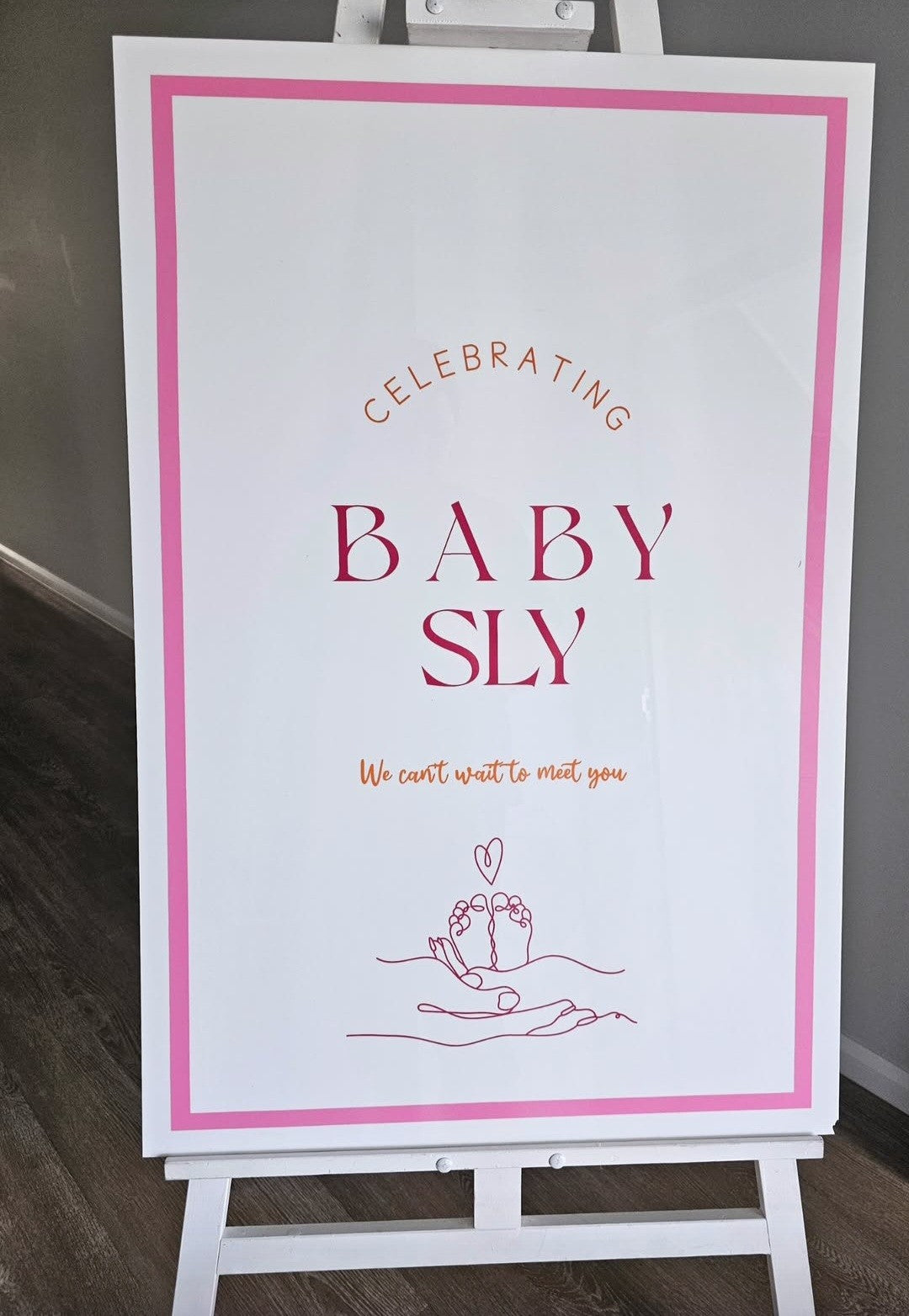 Baby Shower Sign Hire