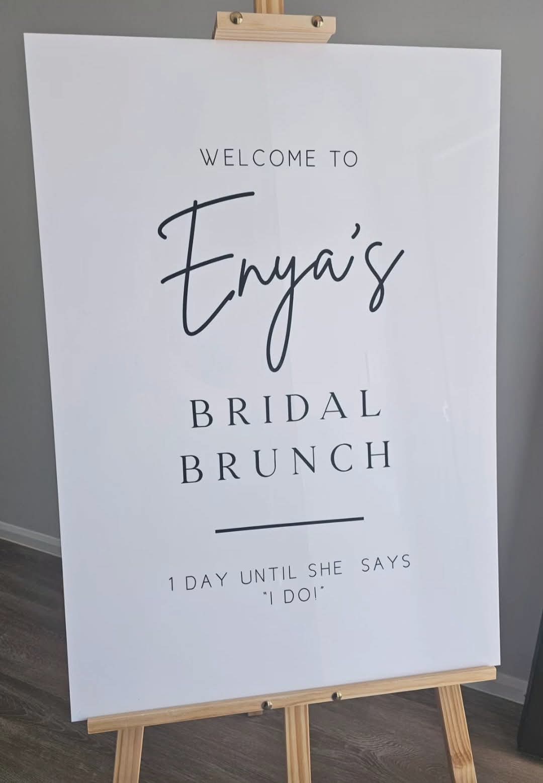 Hens/Bridal shower Event sign hire