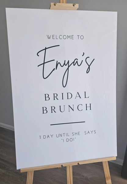 Hens/Bridal shower Event sign hire