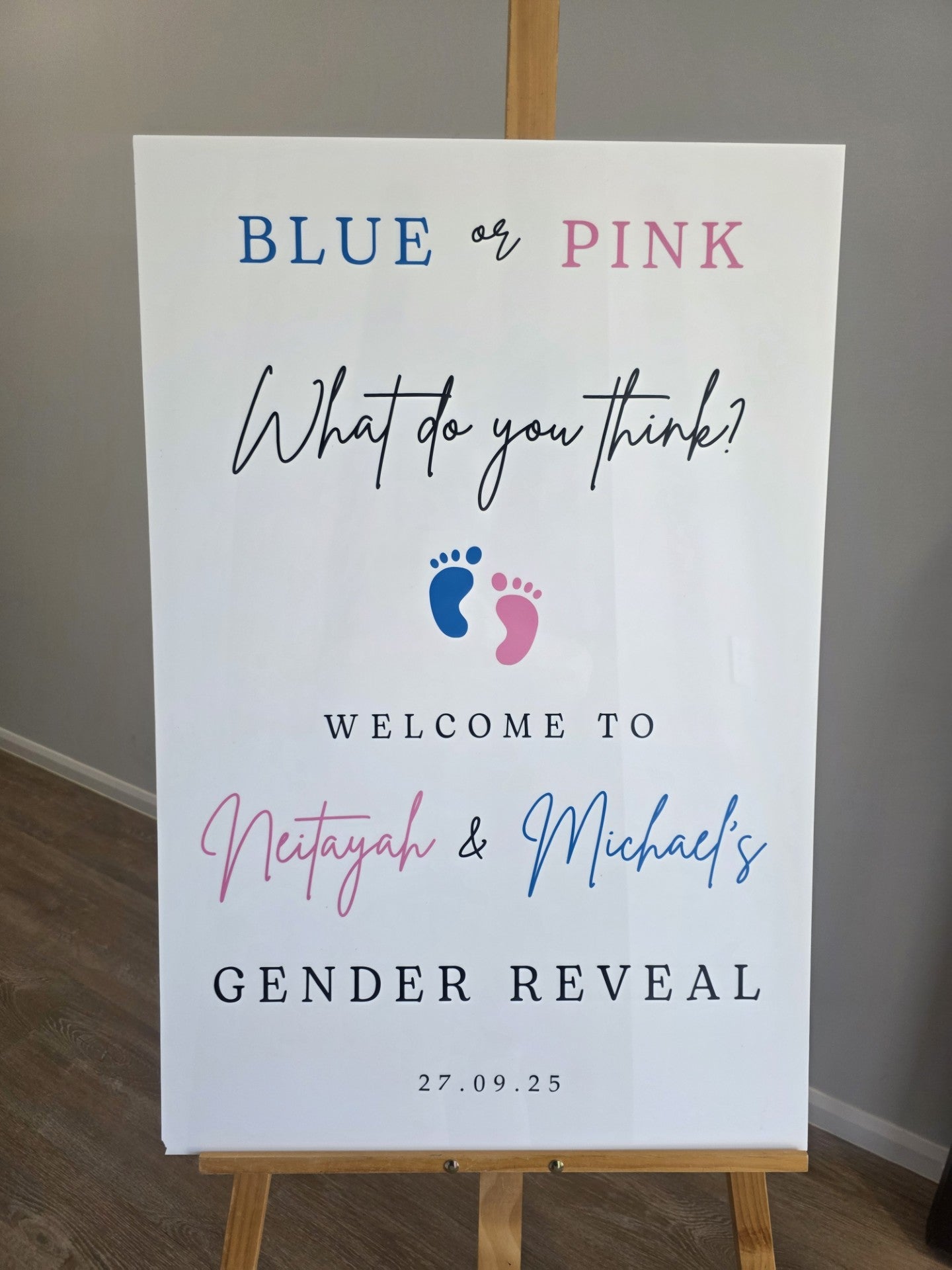 Baby Shower Sign Hire
