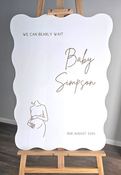 Baby Shower Sign Hire
