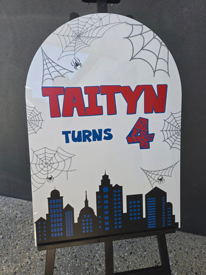 Themed signage hire