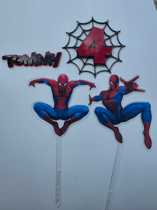 Spiderman Inspired Cake Topper