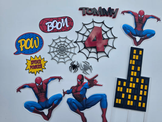 Spiderman Inspired Cake Topper